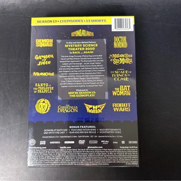 Mystery Science Theater 3000 Collector's Edition Blu-ray - Black Cover